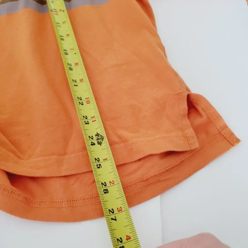 Urban Outfitters BDG Polo Shirt Oversized Vintage Style University Orange S - Picture 9 of 11